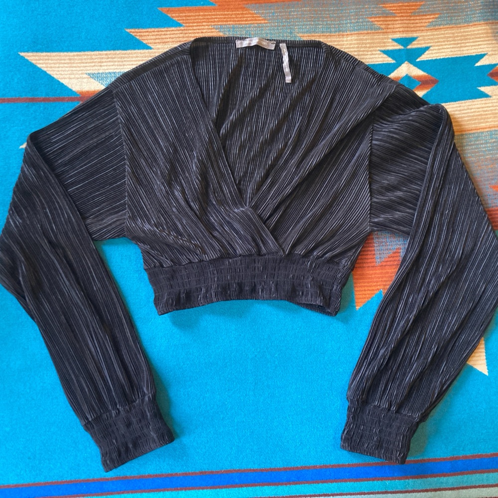 Elegant Black Crop Top